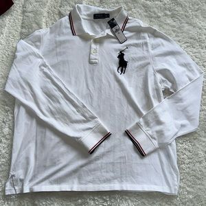 NWT Polo Ralph Lauren Big and Tall White Long Sleeve XXL